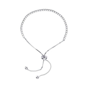 Tennis Armbånd Diamanter - Sølv