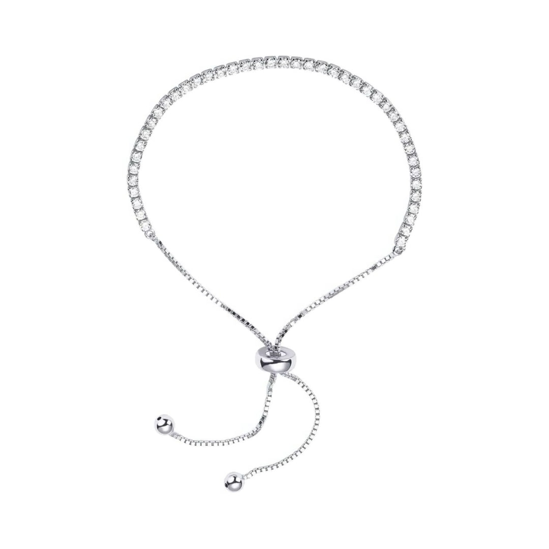 Tennis Armbånd Diamanter - Sølv