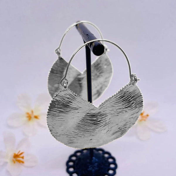 Viola earrings silver