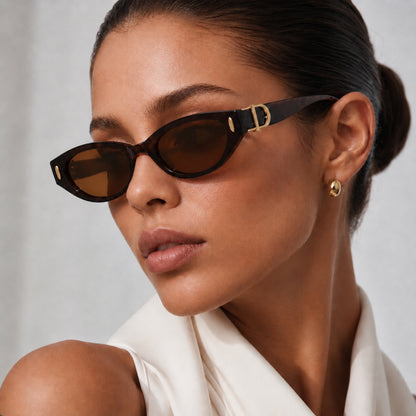 DD Solbrille - Mørke Brun