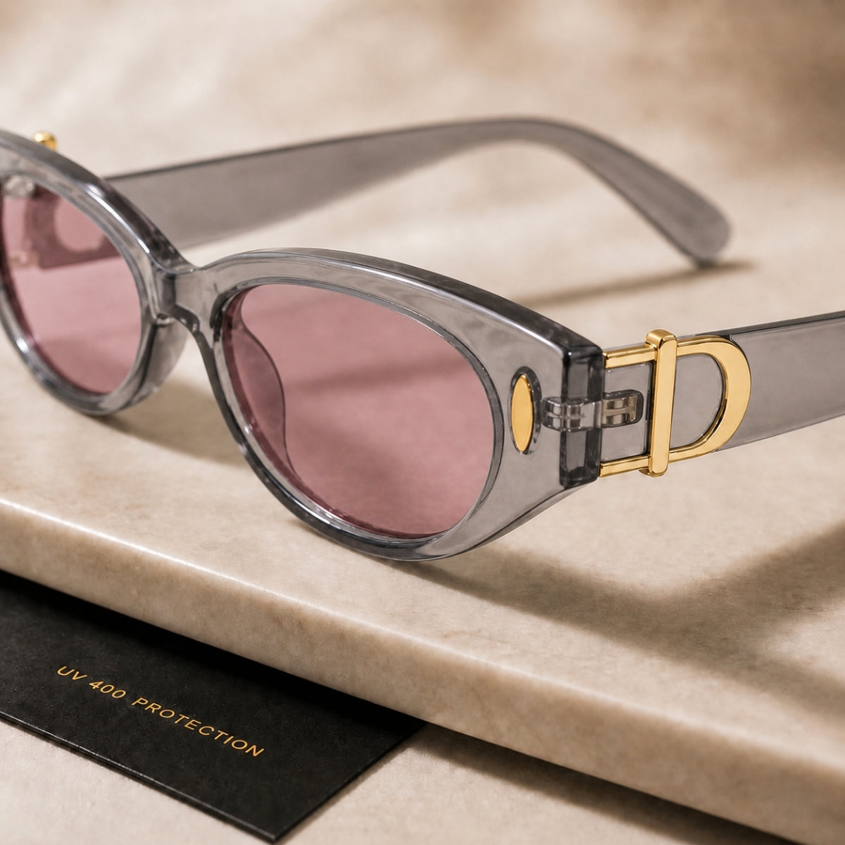DD Solbrille - Grå Pink