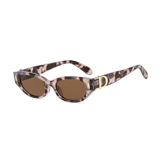 Sora Solbrille - Hvid Leopard