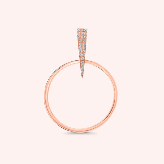 Celine Earrings - Premium 18k Rose Gold