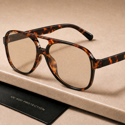 Sarena Solbrille - Leopard Lys