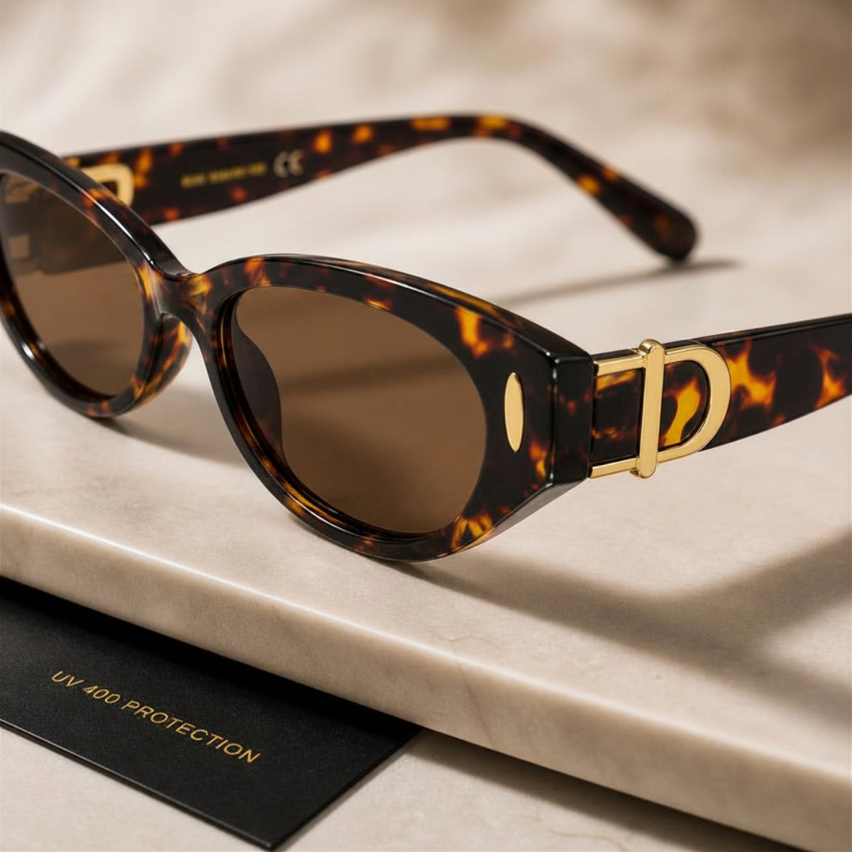 DD Solbrille - Leopard Brun