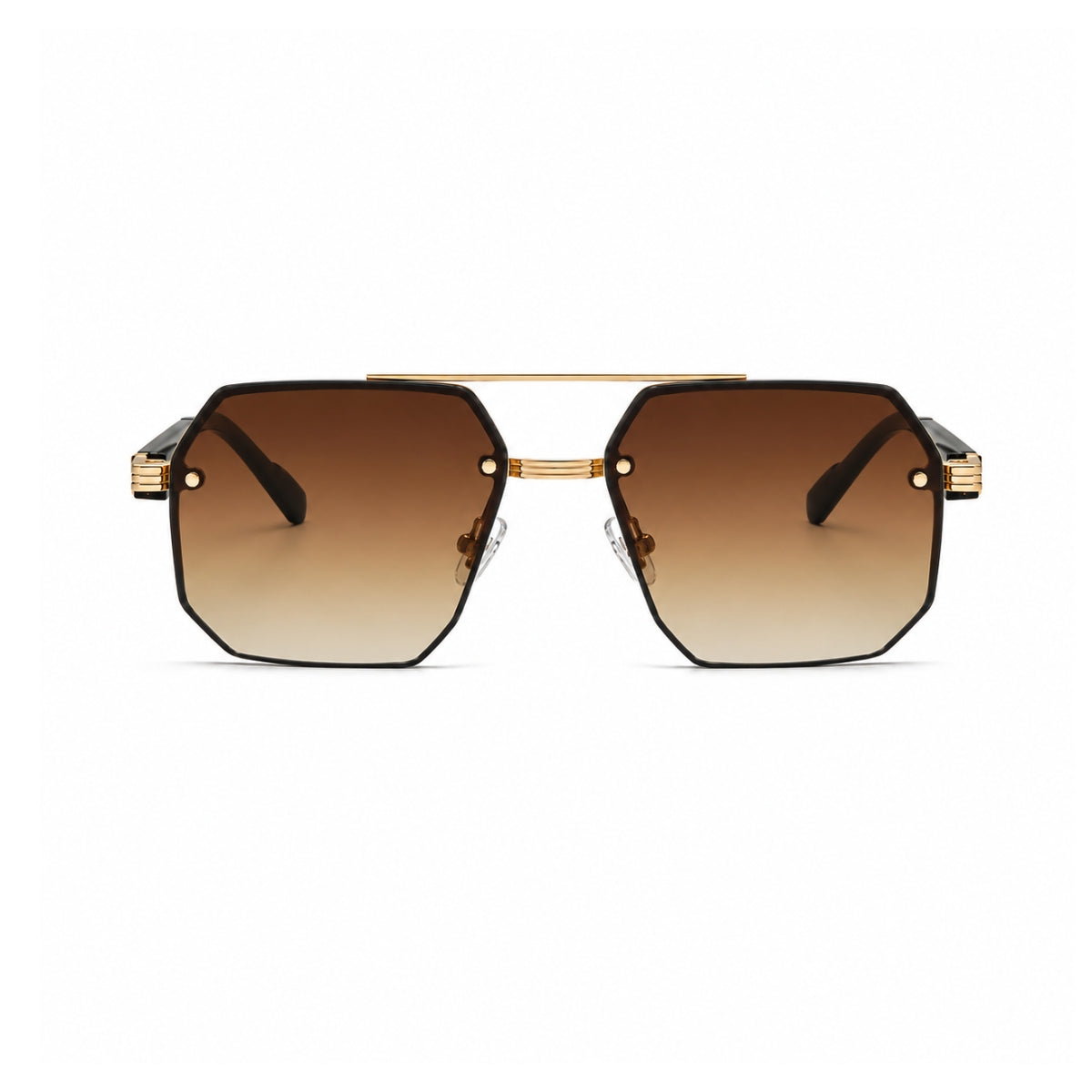 Avero Solbrille - Sort Guld Brun