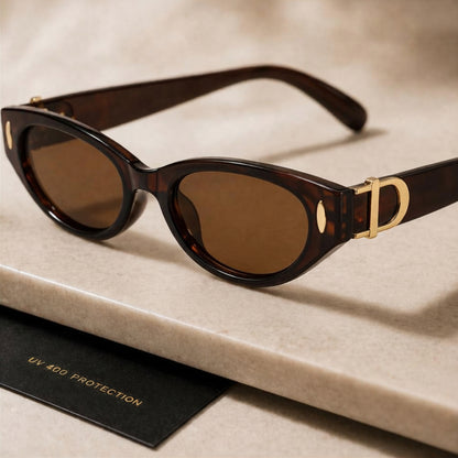 DD Solbrille - Mørke Brun