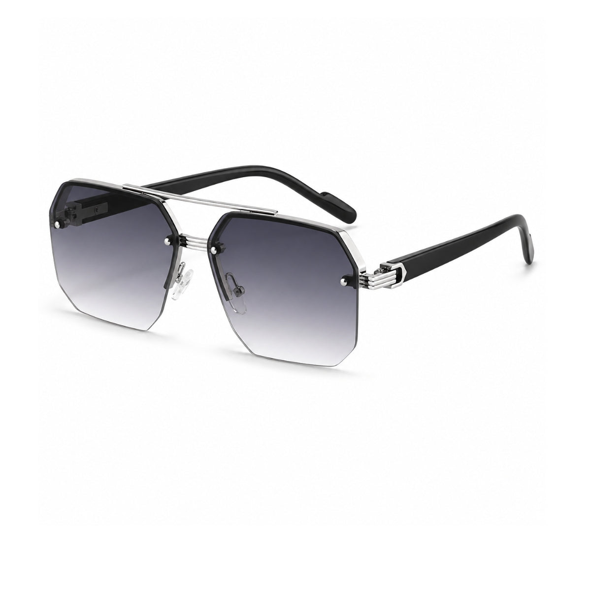 Avero Solbrille - Sort Sølv Grå
