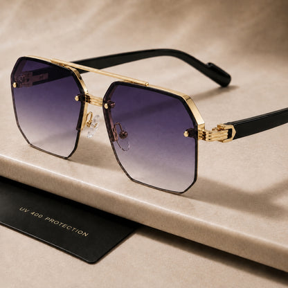 Avero Solbrille - Sort Guld Lilla