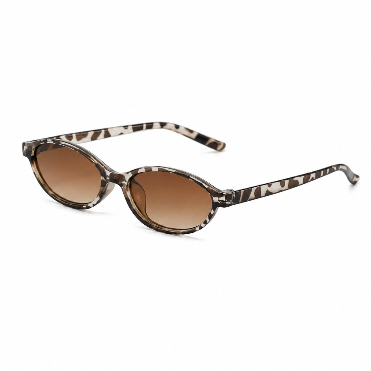 Solea Solbrille - Hvid Leopard