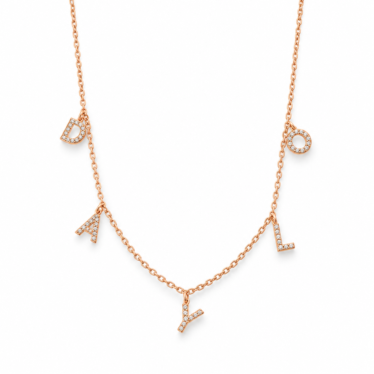 Diamant Halskette - Roségold