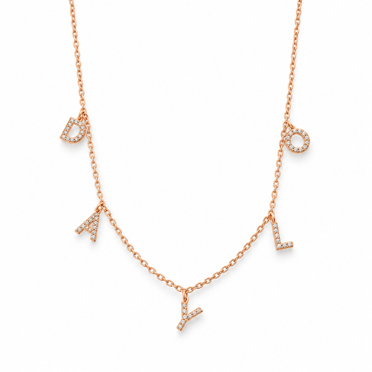 Diamanten Ketting - Roségoud