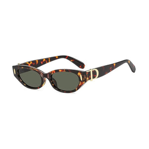 Sora Solbrille - Leopard Grøn