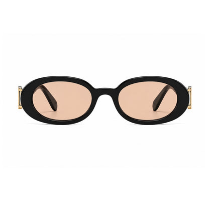 DD Solbrille Oval - Sort Sand