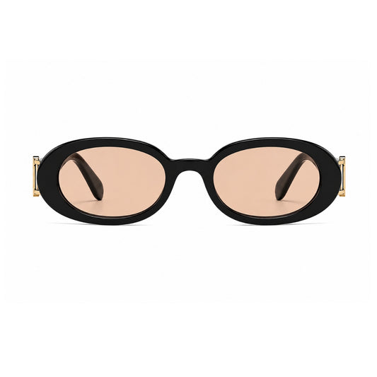 DD Solbrille Oval - Sort Sand