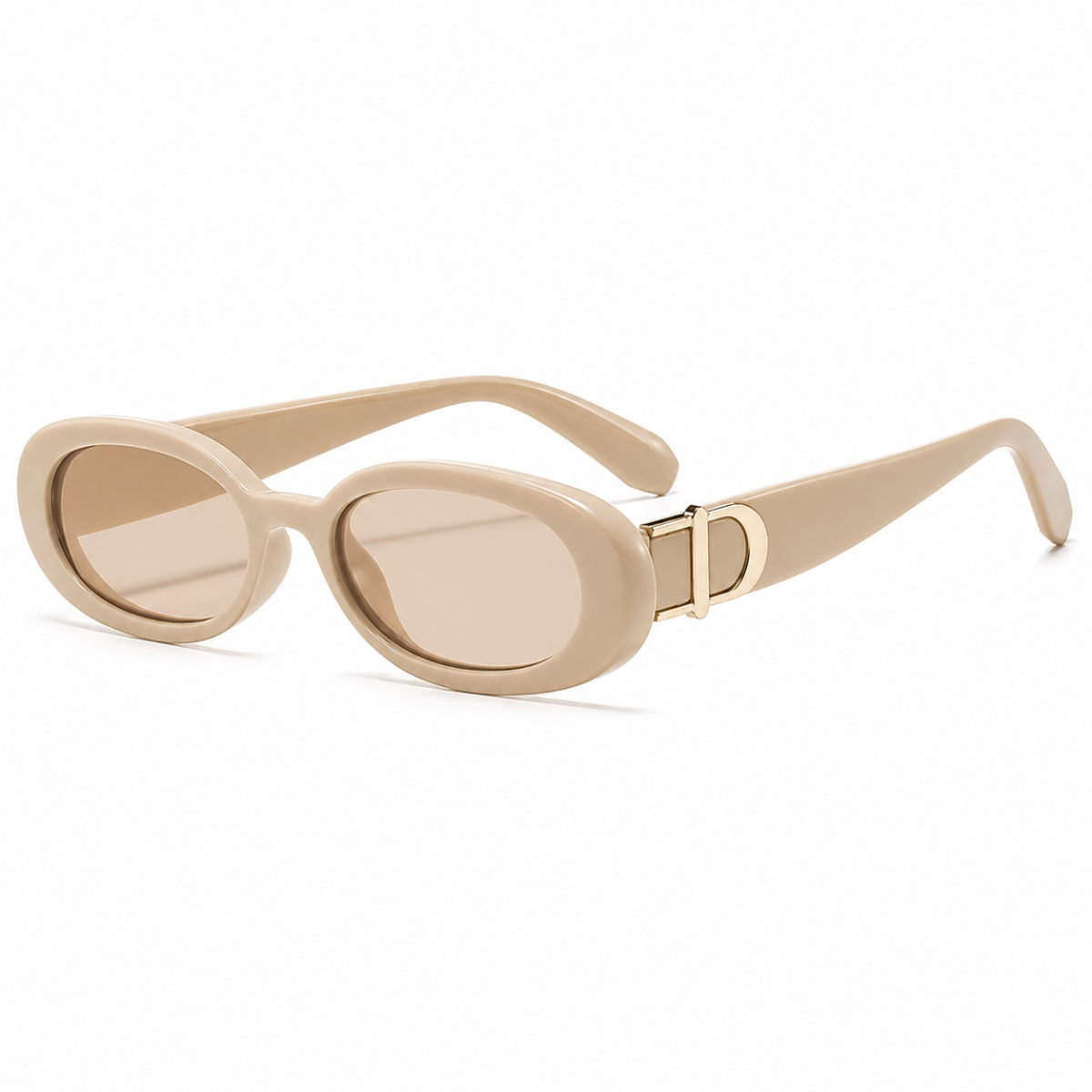 DD Solbrille Oval - Sand