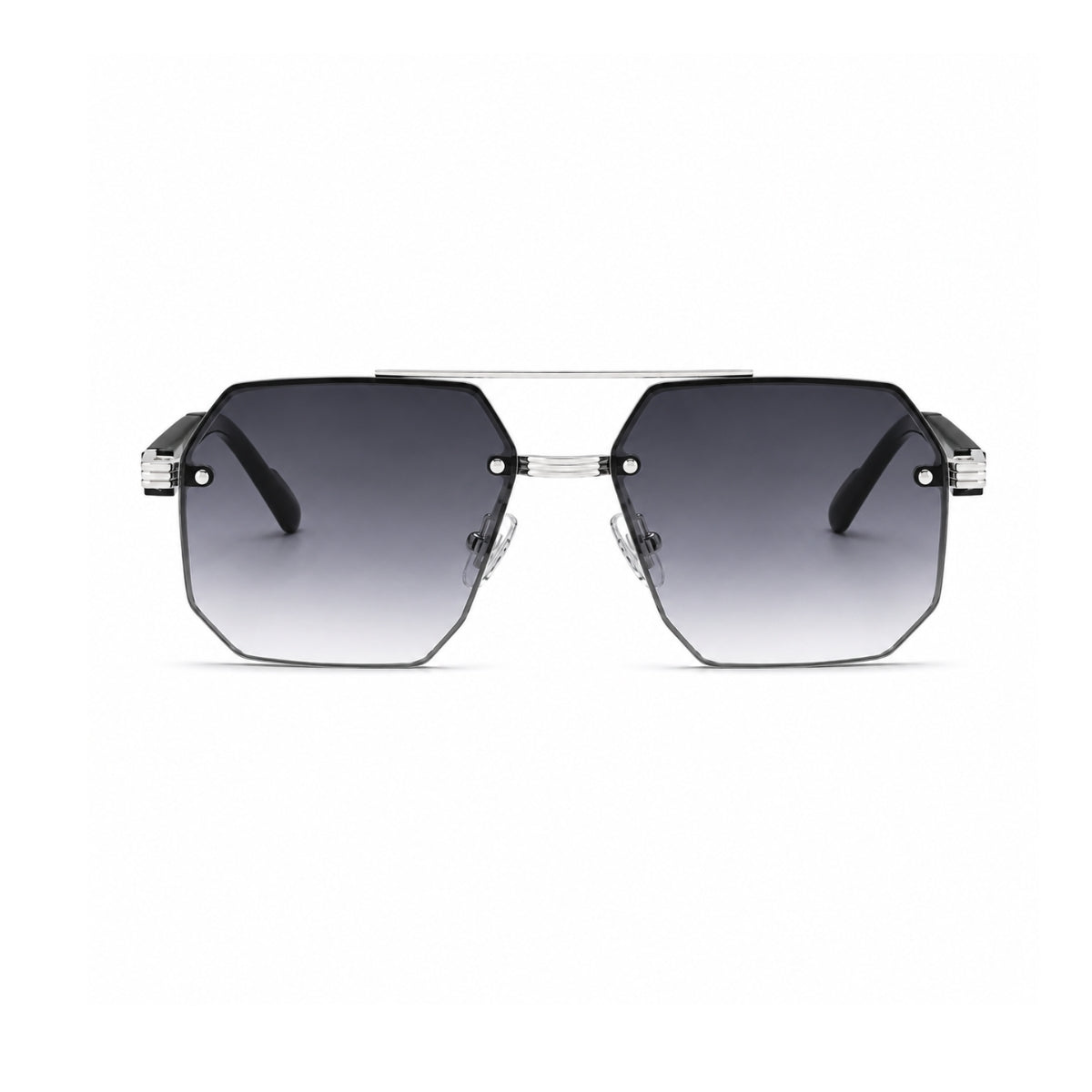Avero Solbrille - Sort Sølv Grå