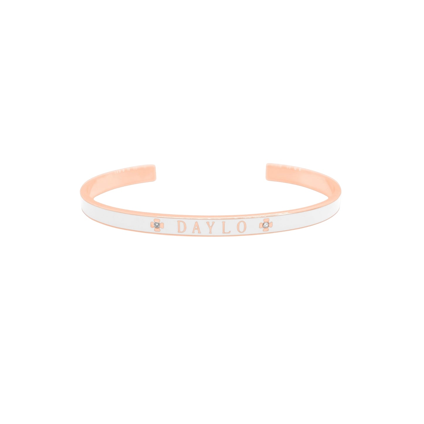 DAYLO Armbånd - Rosaguld / Hvid
