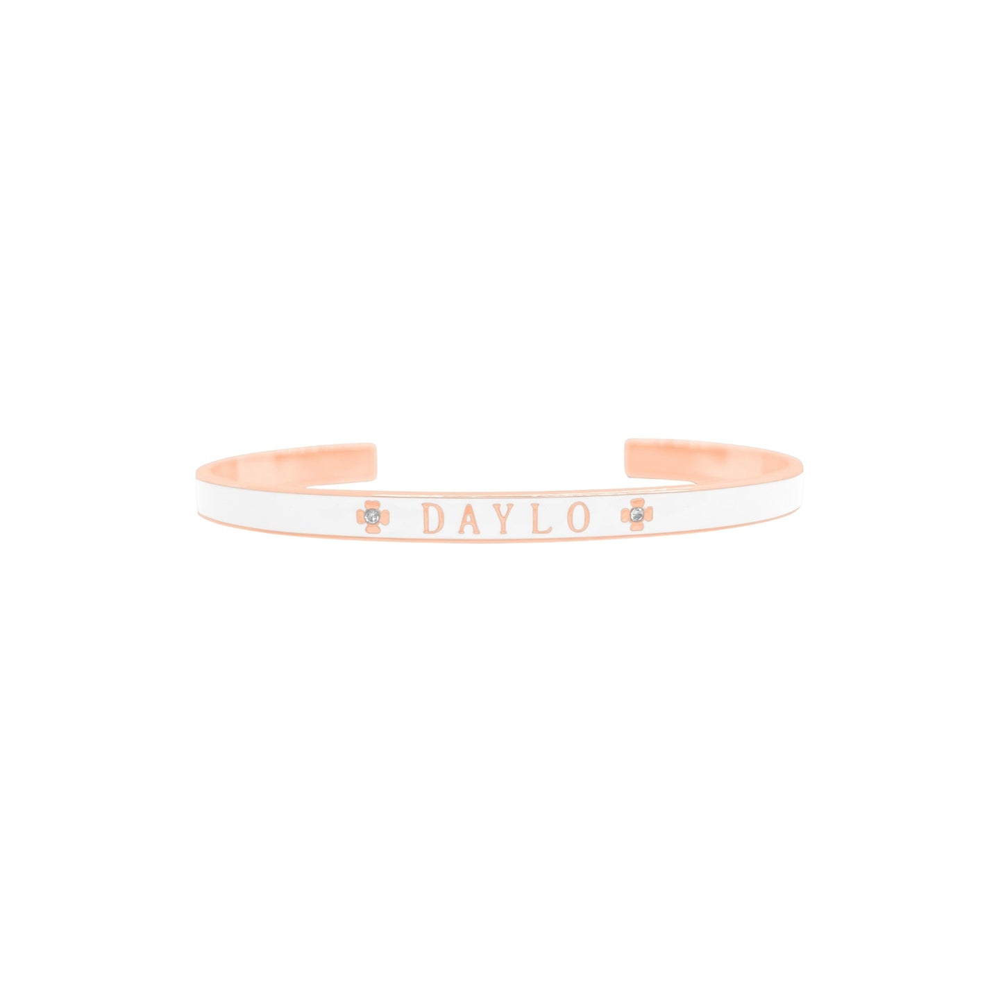 DAYLO Armbånd - Rosaguld / Hvid