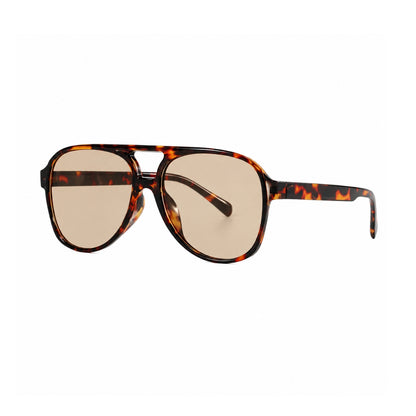 Sarena Solbrille - Leopard Lys