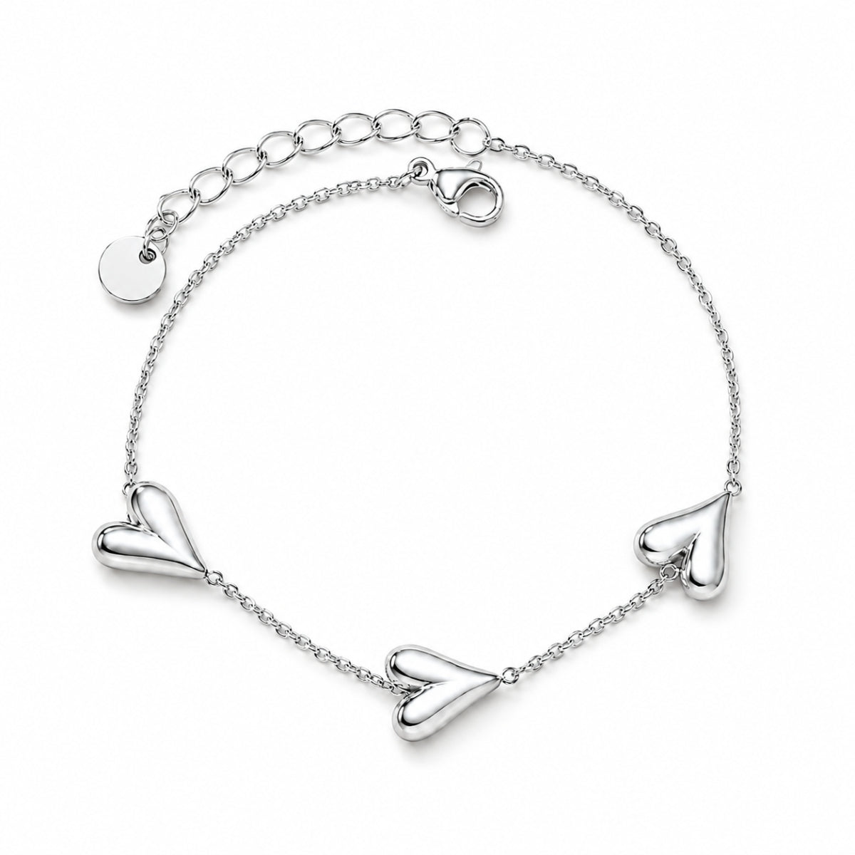 Alva Hartjes Armband - Zilver
