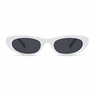 Suki Solbrille - Hvid Sort
