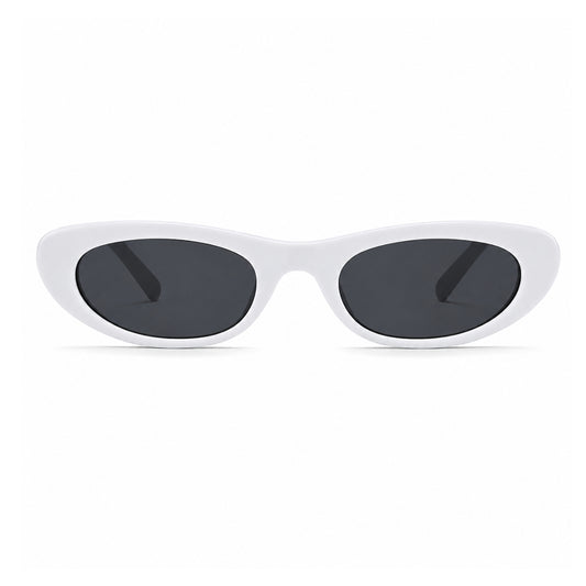 Suki Solbrille - Hvid Sort