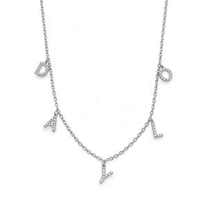 Diamant Halskette - Silber