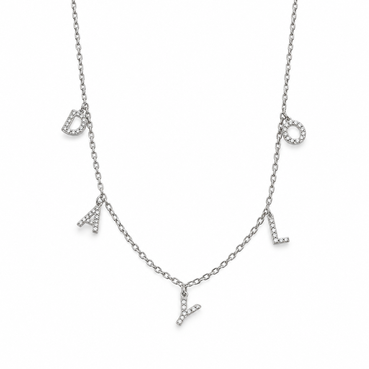 Diamanten Ketting - Zilver