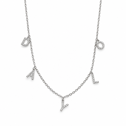 Diamanten Ketting - Zilver