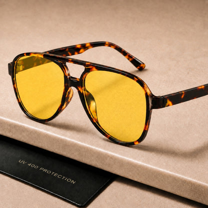 Sarena Solbrille - Leopard Gul