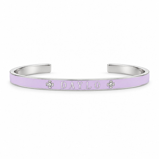 Armband - Silver/Lila