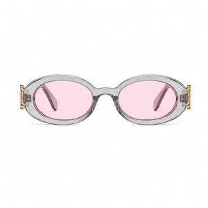 DD Solbrille Oval - Grå Pink