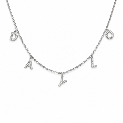 Diamanten Ketting - Zilver