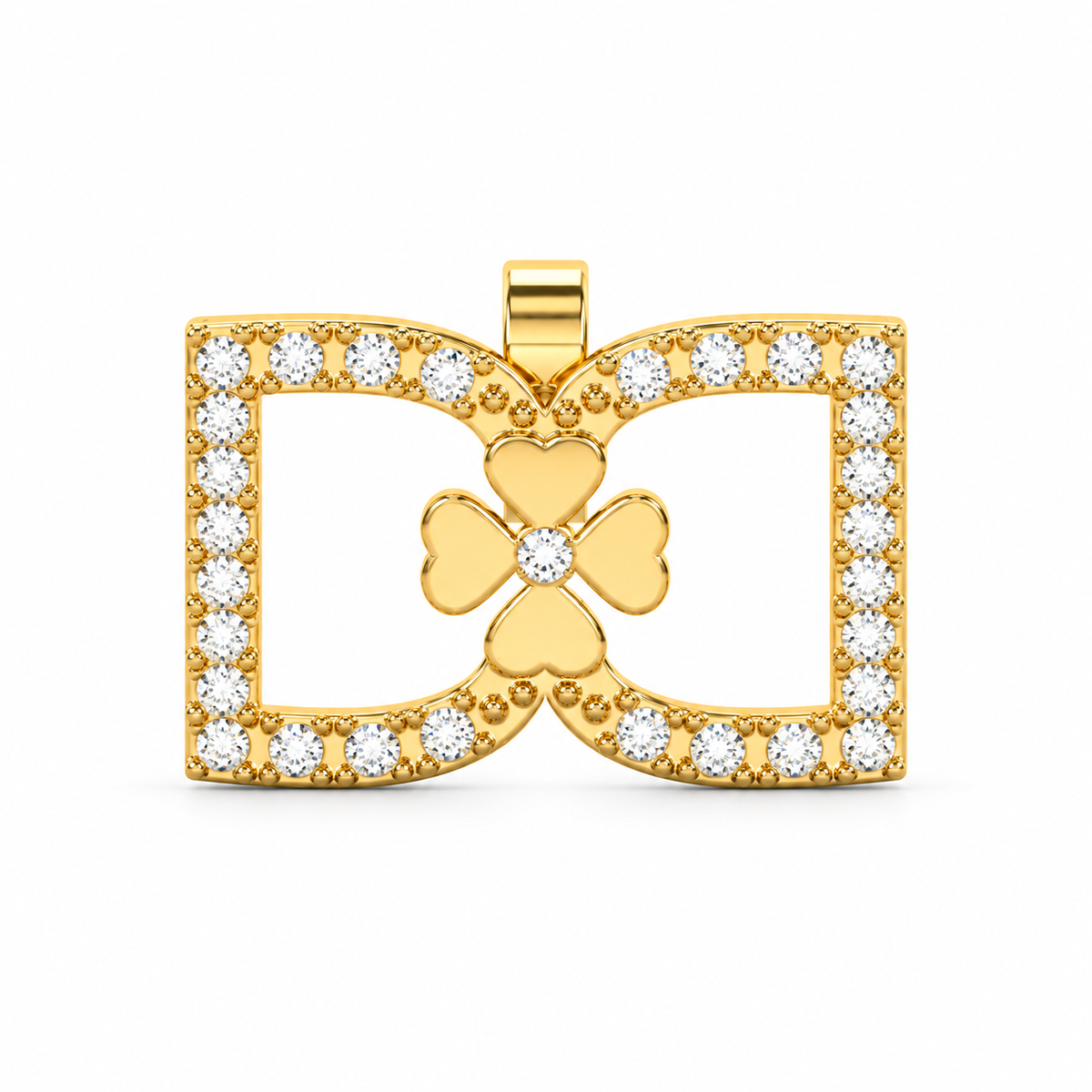 DD Ohrringe Diamanten - Gold