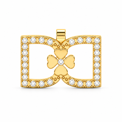 DD Ohrringe Diamanten - Gold