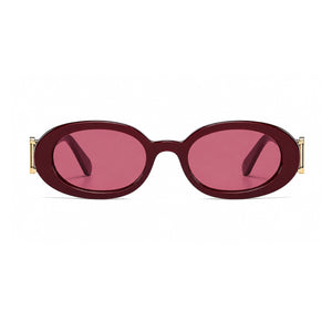 DD Solbrille Oval - Rødvins Rød