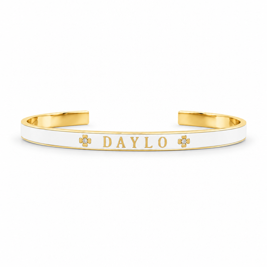 Armband - Guld/Vit