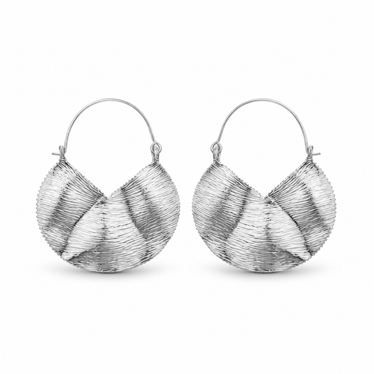Lyra Øreringe - Sølv