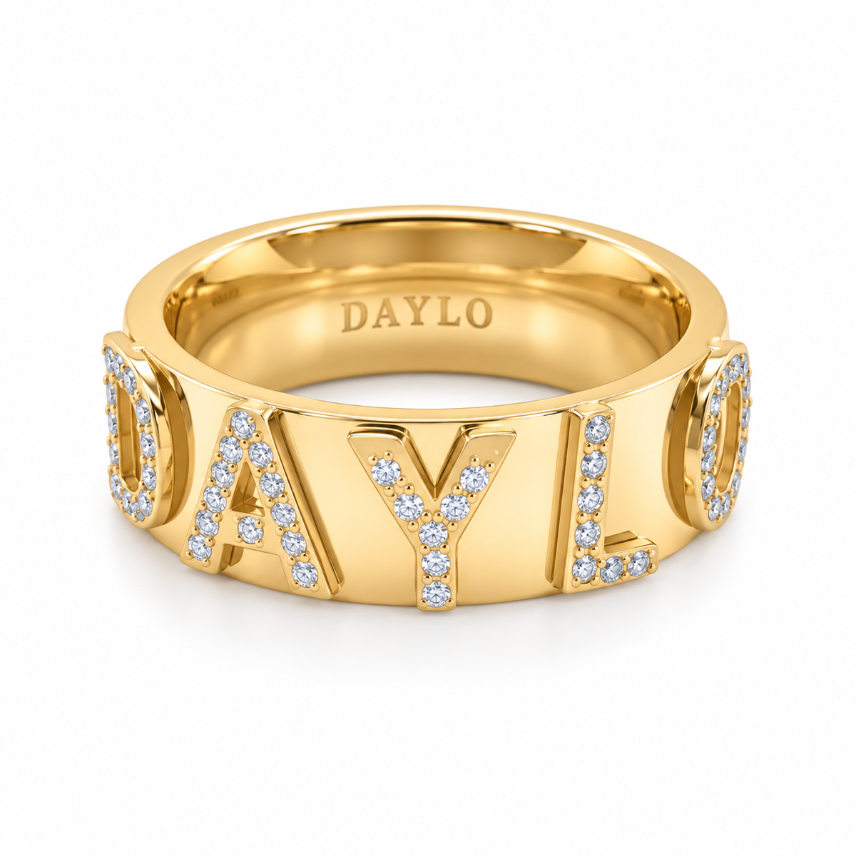 Signatur Diamant Ring - Guld