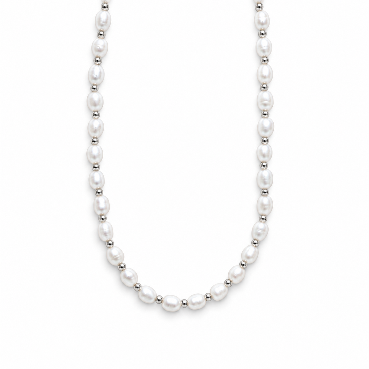 Zoey Parelketting - Zilver