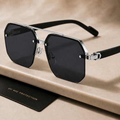 Avero Solbrille - Sort Sølv