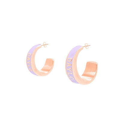 DAYLO Hoops - Rosaguld / Lilla