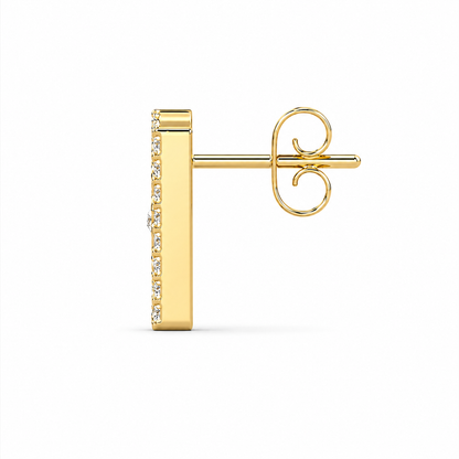 DD Ohrringe Diamanten - Gold