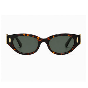 DD Solbrille - Leopard Grøn
