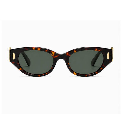 DD Solbrille - Leopard Grøn