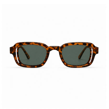 Selora Solbrille - Leopard Grøn