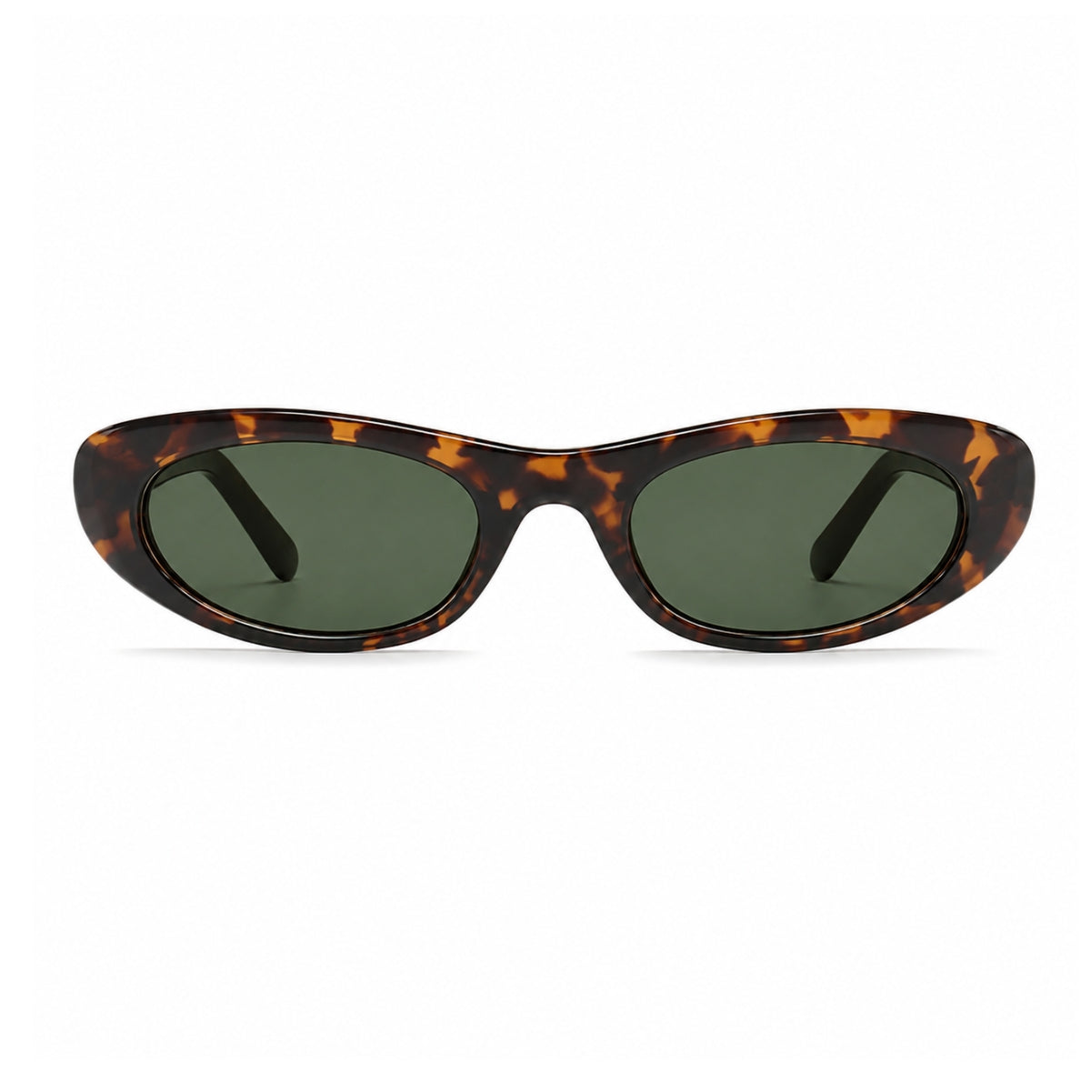 Suki Solbrille - Leopard Grøn