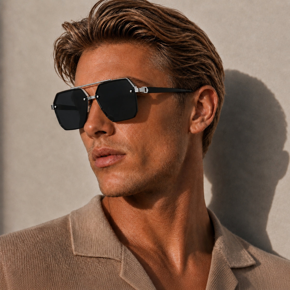 Avero Solbrille - Sort Sølv