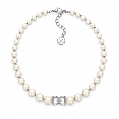 DD Choker Diamanter - Silver